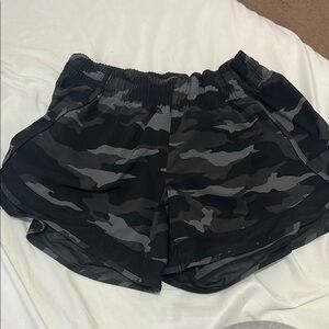 Women's Camo Black Shorts